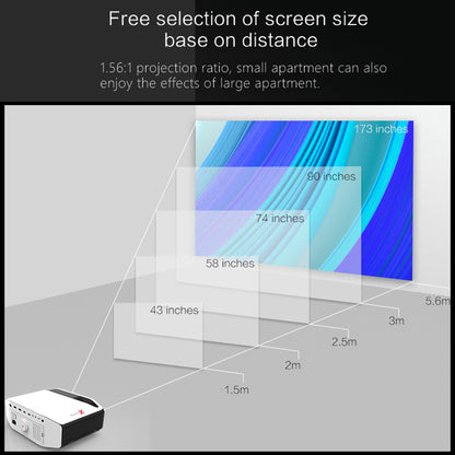 BeamerX II - Proyektor TV Bioskop 300” | Natural HD1080P | Wi-Fi 5Ghz | untuk Rumah & Bisnis 